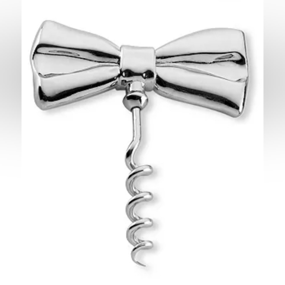 Kate Spade Silver Bow Tie Corkscrew